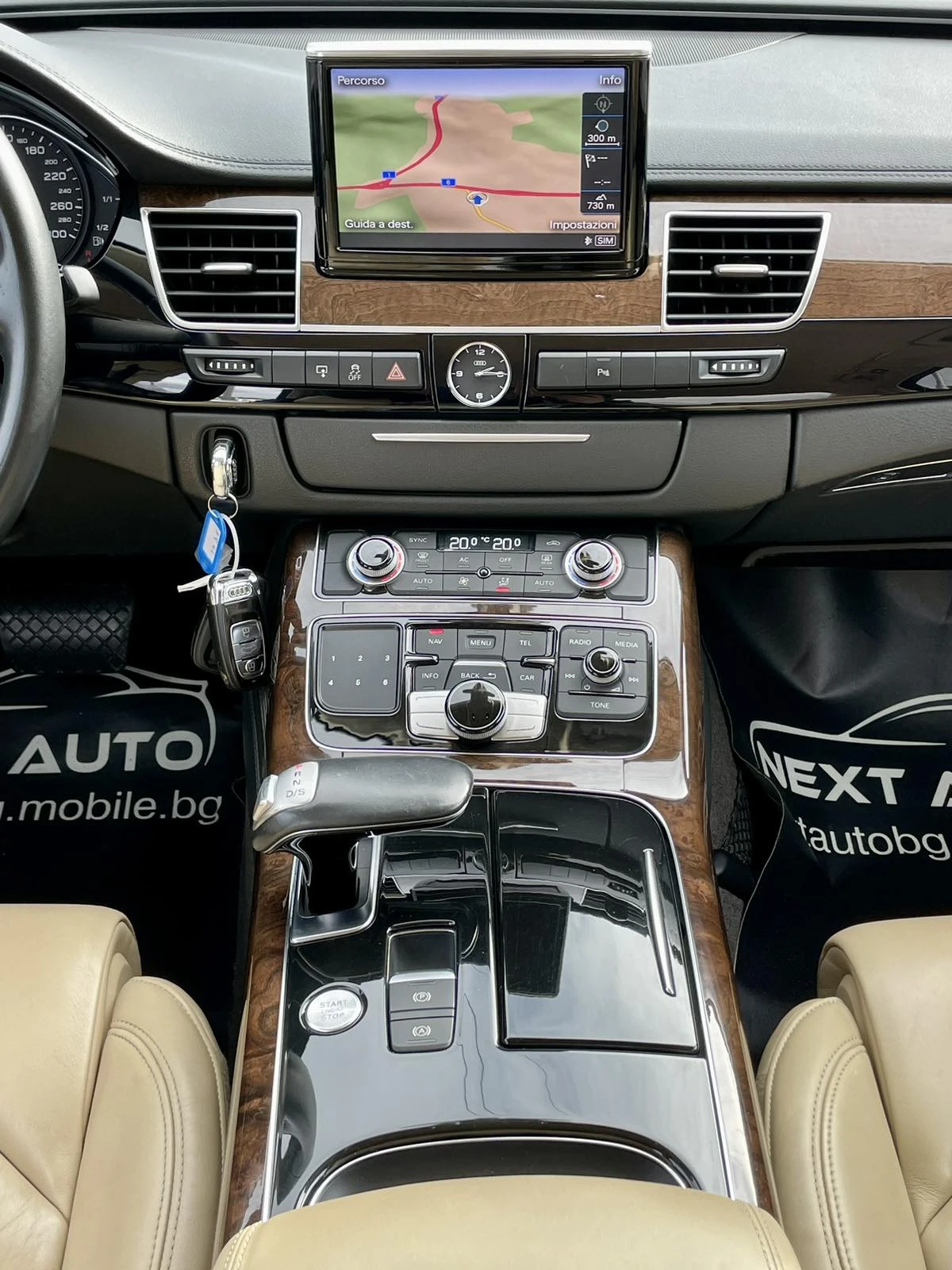Audi A8 4.2TDI V8 351HP LANE ASSIST EU5, снимка 11 - Автомобили и джипове - 55463857