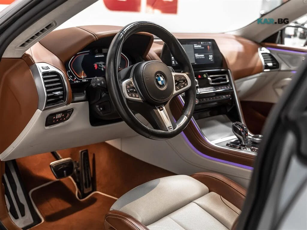BMW 850 DISTRONIC* 360* ОБДУХ* INDIVIDUAL* HUD, снимка 6 - Автомобили и джипове - 55929294
