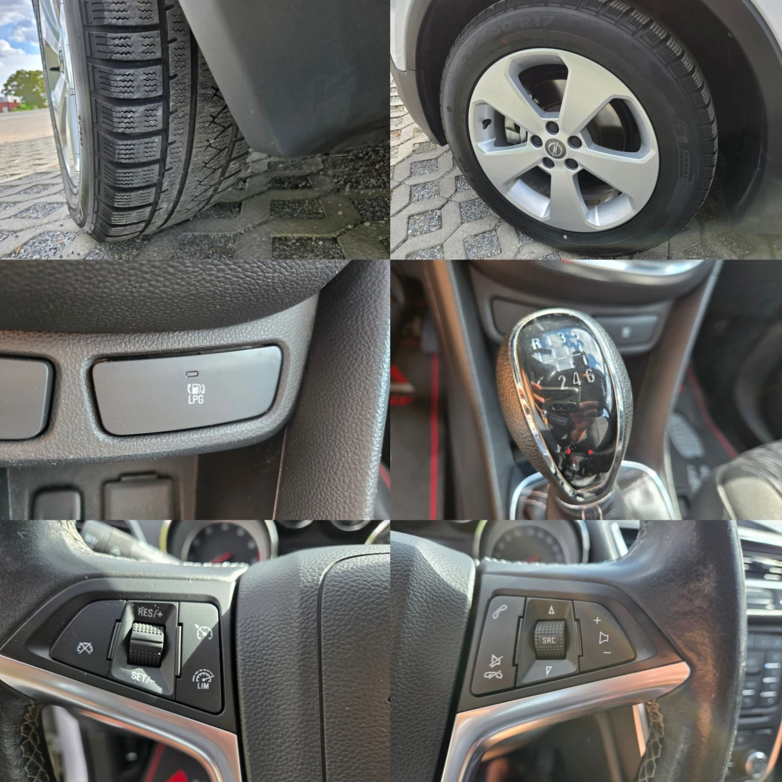 Opel Mokka 1.4T-140кс= ФАБРИЧНА ГАЗ= 6СК= АВТОПИЛОТ= EURO 6B, снимка 16 - Автомобили и джипове - 56087353