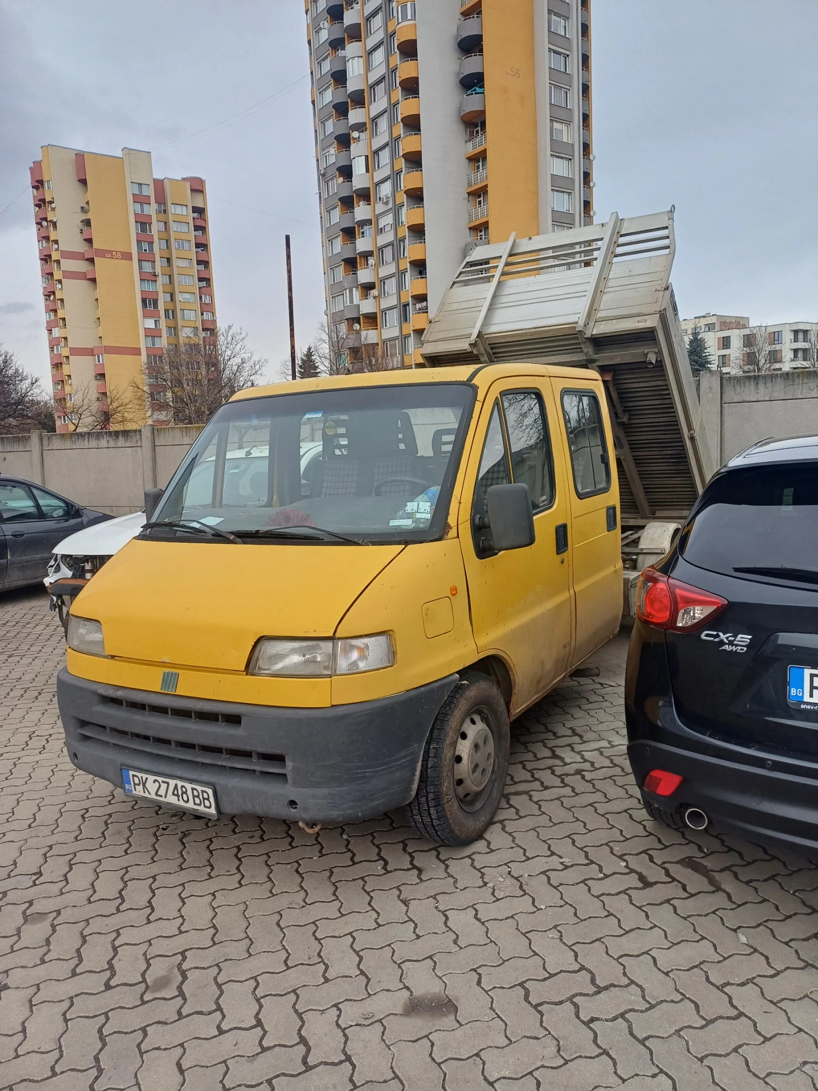 Fiat Ducato Fiat Ducato 2. 5 Turbo ТРИСТРАНЕН САМОСВАЛ, 7 МЕСТ, снимка 2 - Бусове и автобуси - 54196358