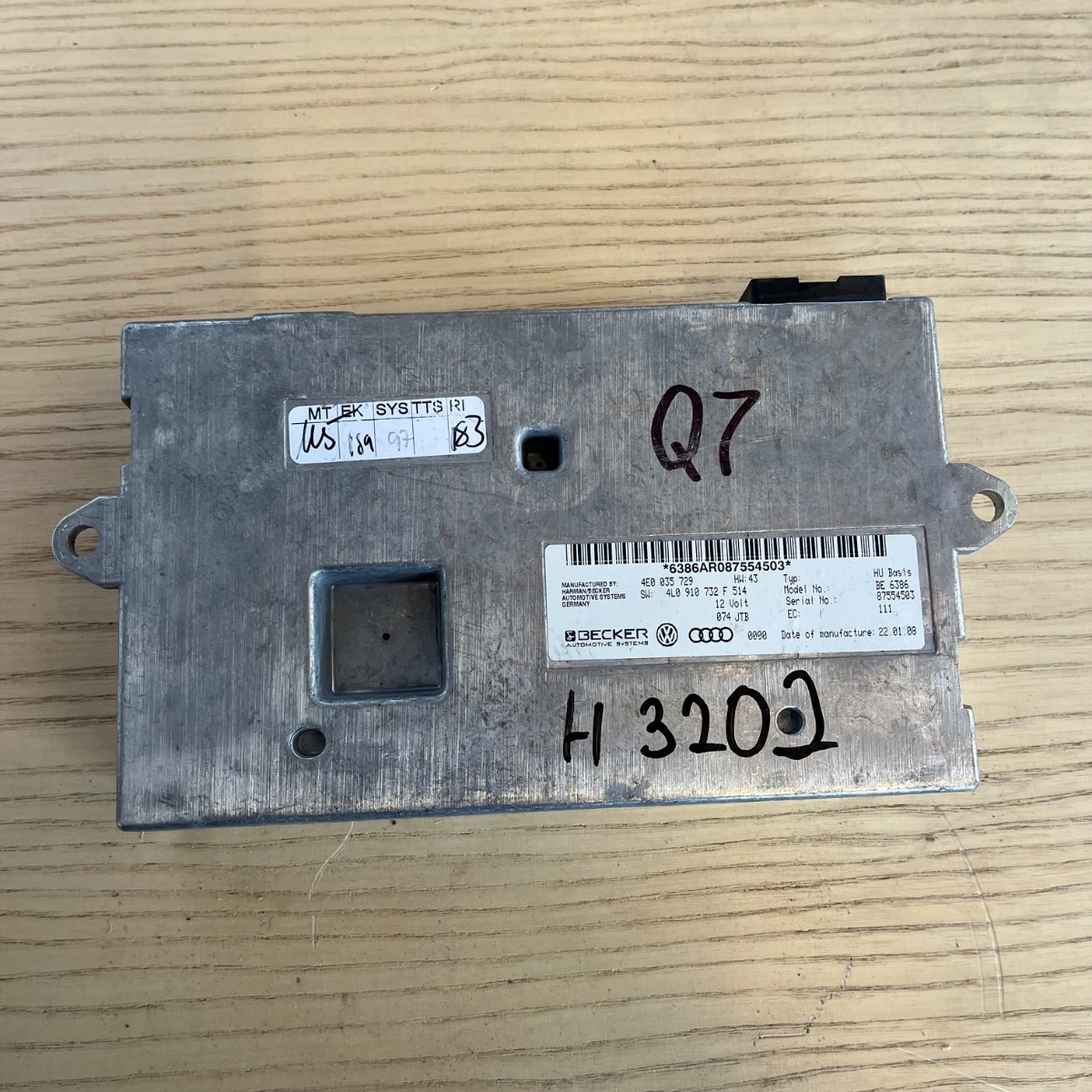 Модул MMI 2G за Audi Q7 4E0035729 4L0910731F-3202