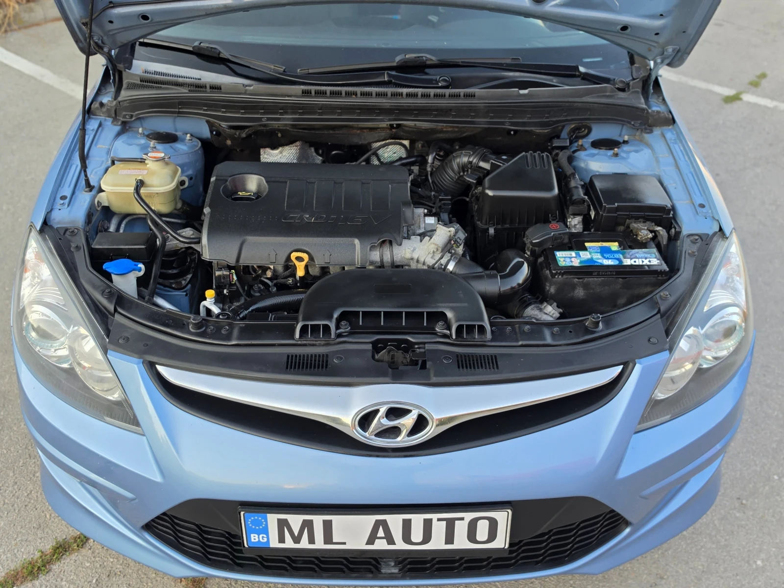 Hyundai I30 1.6CRDI 90hp * КЛИМАТИК * EURO 5 * ЛИЗИНГ * , снимка 9 - Автомобили и джипове - 55564916