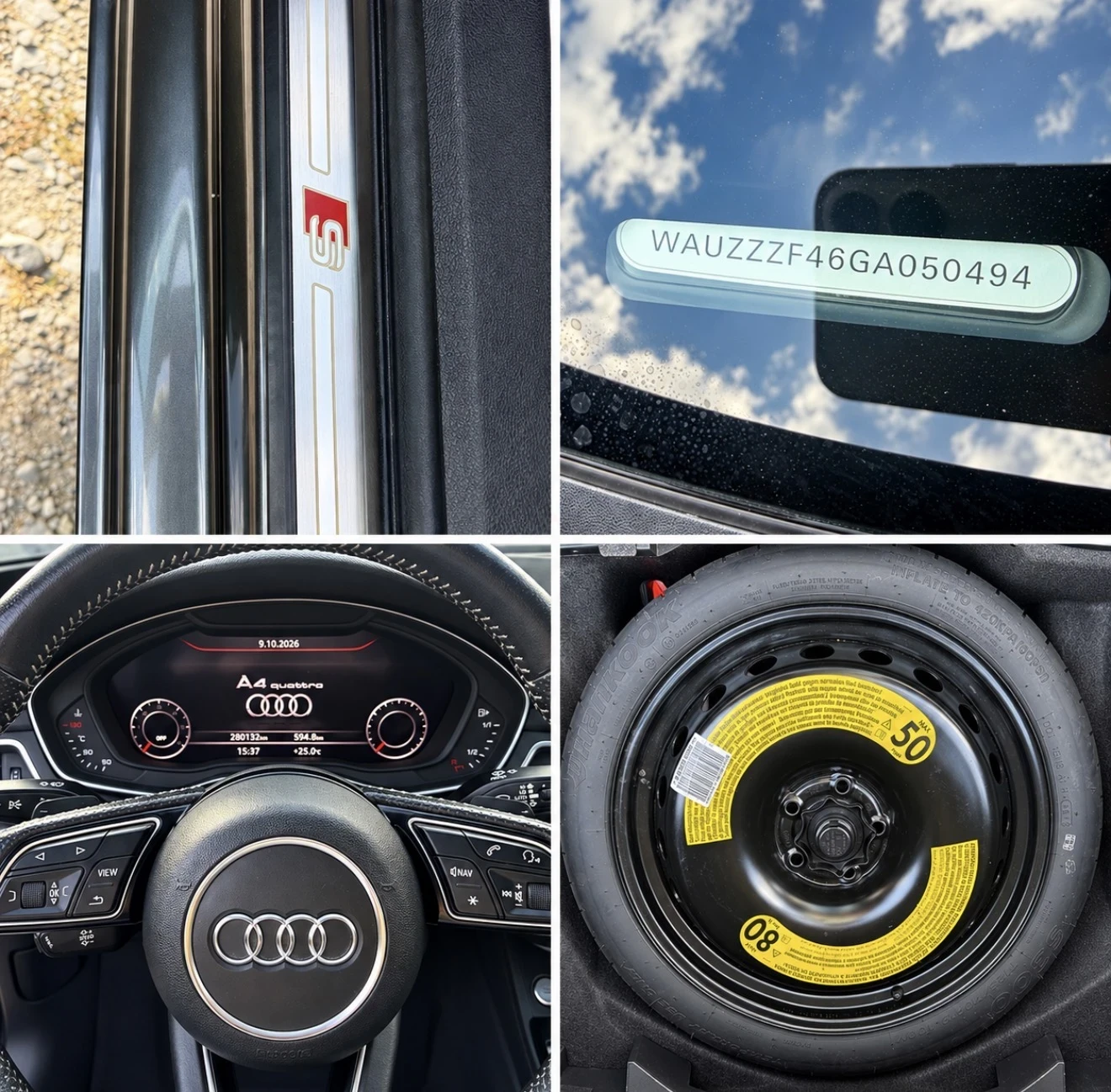 Audi A4 S-line | 2.0 TDI | Quattro | Digital, снимка 16 - Автомобили и джипове - 56429596