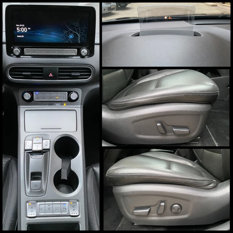 Hyundai Kona 64KWh/ Premium Sky/ SOH100% , снимка 15 - Автомобили и джипове - 53418679