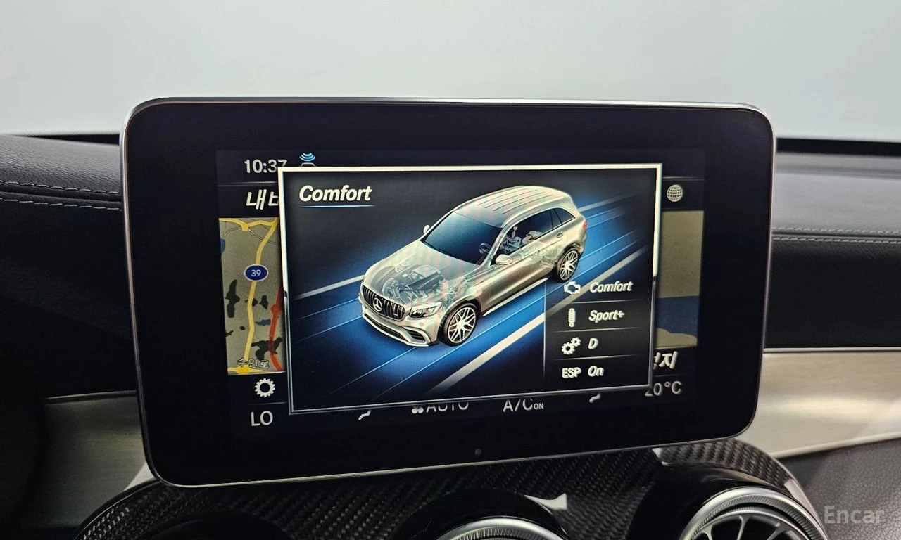 Mercedes-Benz GLC 63 AMG 4MATIC+ * ПОДГРЕВ* НАВИГАЦИЯ* 360 КАМЕРА* 2 КЛЮЧА, снимка 8 - Автомобили и джипове - 54817854