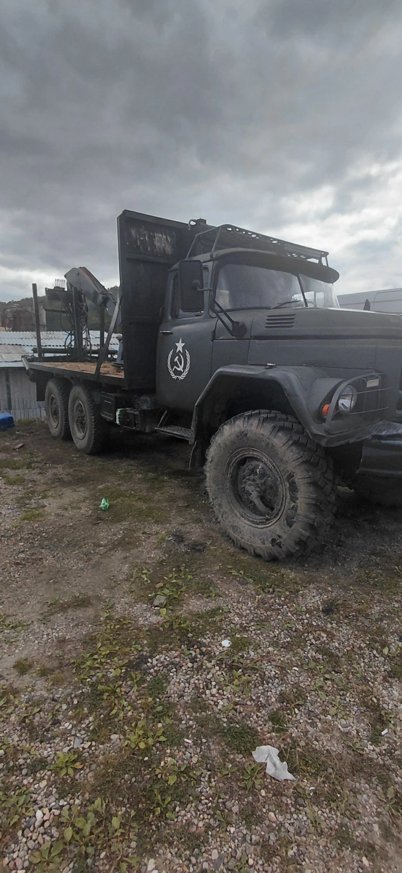 Zil 131 дизелов двигател кран хиаб документално изряден, снимка 5 - Камиони - 56268878