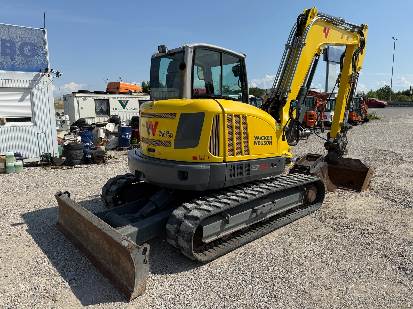 Багер Neuson WACKER NEUSON EZ80, снимка 13 - Индустриална техника - 55405495