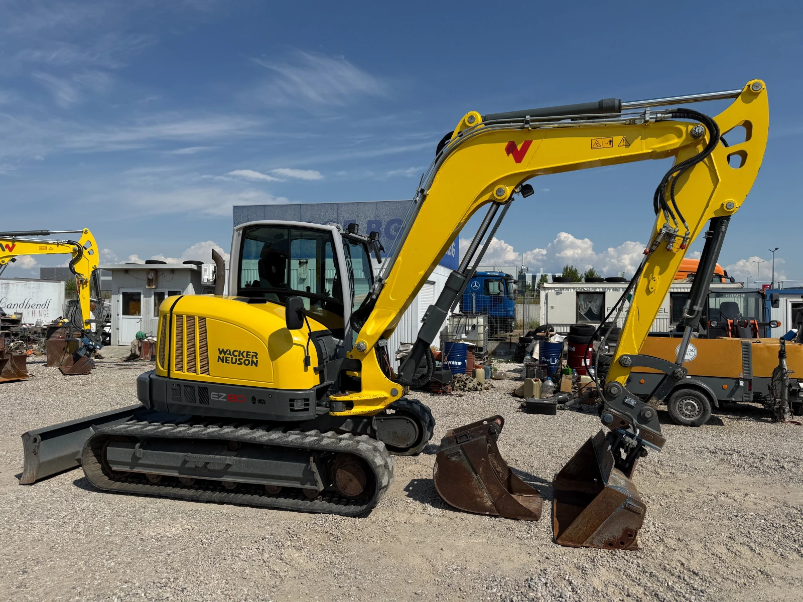 Багер Neuson WACKER NEUSON EZ80, снимка 14 - Индустриална техника - 55405495