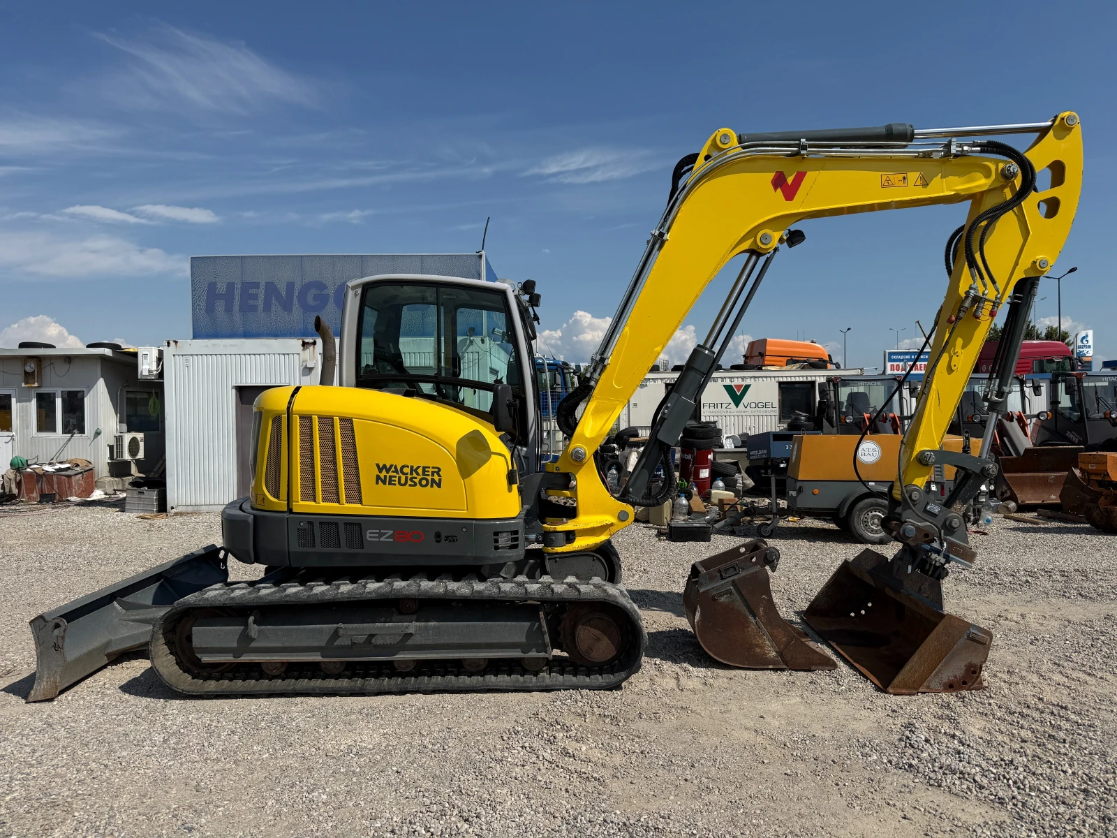 Багер Neuson WACKER NEUSON EZ80, снимка 10 - Индустриална техника - 55405495