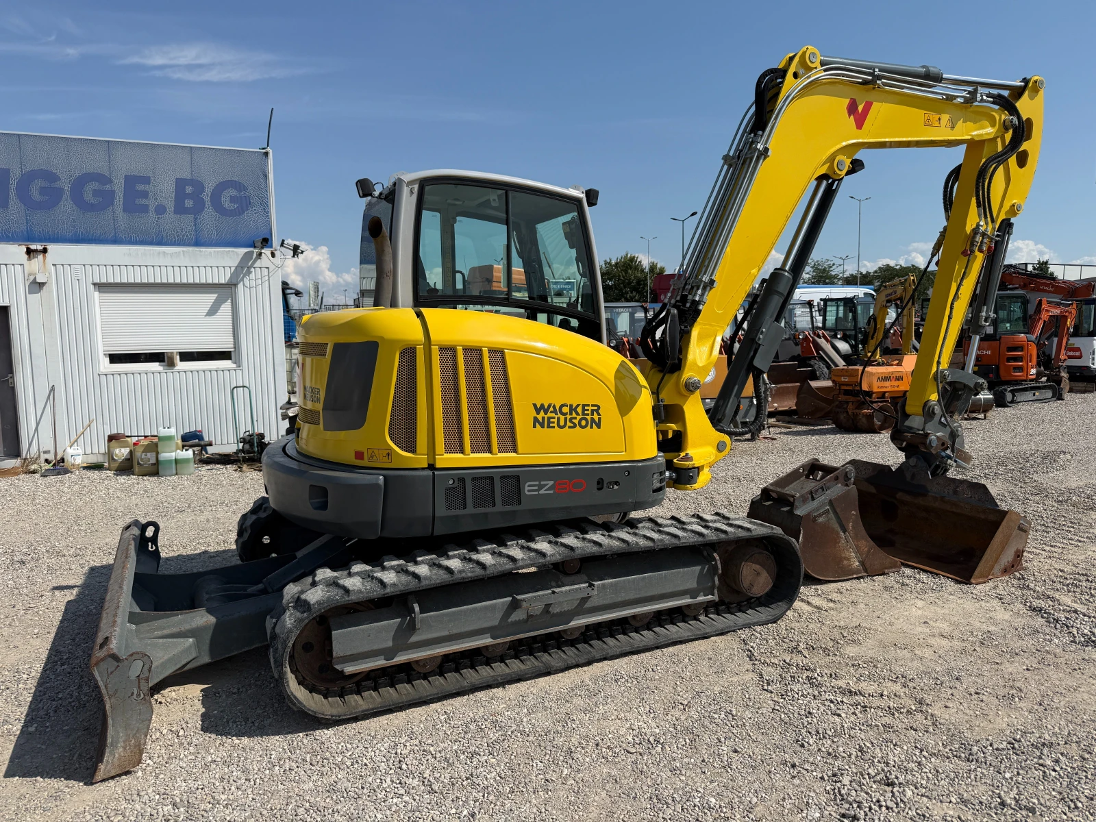 Багер Neuson WACKER NEUSON EZ80, снимка 12 - Индустриална техника - 55405495