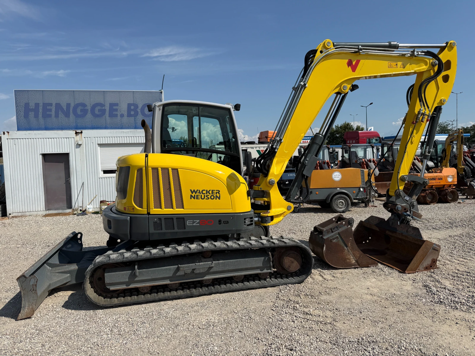 Багер Neuson WACKER NEUSON EZ80, снимка 11 - Индустриална техника - 55405495
