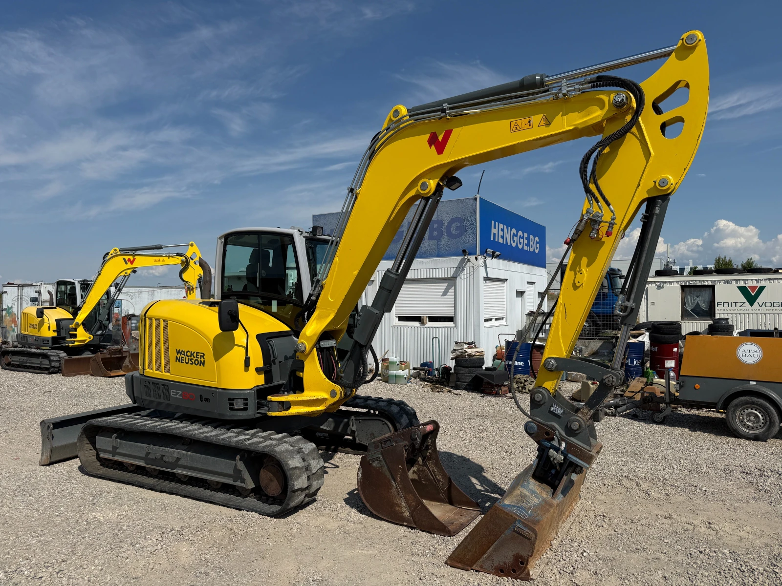 Багер Neuson WACKER NEUSON EZ80, снимка 15 - Индустриална техника - 55405495