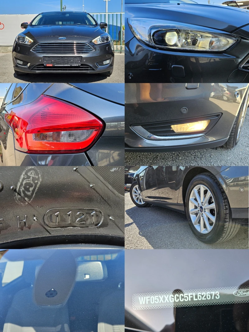 Ford Focus 1.5TDCI/125203км/120k.c/TITANIUM/LED/NAVI/EU6B/ТОП, снимка 17 - Автомобили и джипове - 47367408