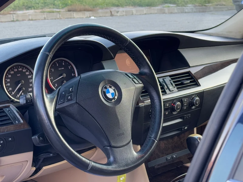 BMW 523 I/ГАЗ/КОЖА/АВТОМАТИК, снимка 13 - Автомобили и джипове - 48337510