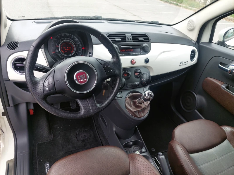 Fiat 500 1, 3D LOUNGE+ КОЖА, снимка 6 - Автомобили и джипове - 49647864