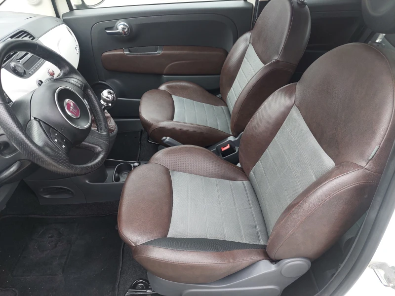 Fiat 500 1, 3D LOUNGE+ КОЖА, снимка 7 - Автомобили и джипове - 49647864
