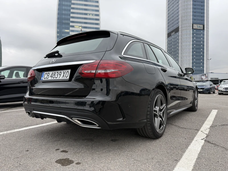 Mercedes-Benz C 220 AMG line 9G-TRONIC, Distronic Pro, Keyless Go, LED, снимка 15 - Автомобили и джипове - 52837748
