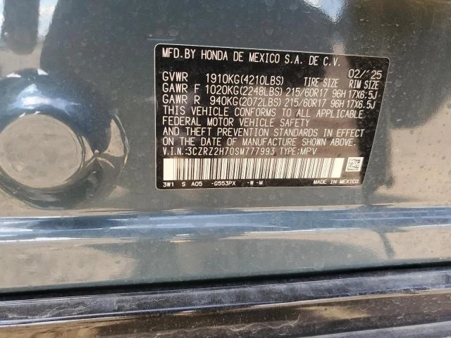 Honda Hr-v 2.0L 4 All wheel drive - изображение 6