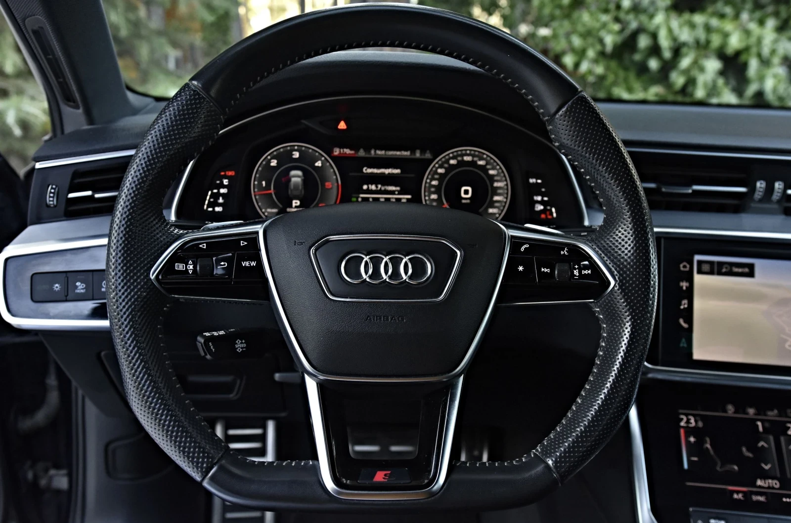 Audi A6  РЕАЛЕН ПРОБЕГ 3 TDI S LINE Bang&Olufsen, снимка 16 - Автомобили и джипове - 54383461