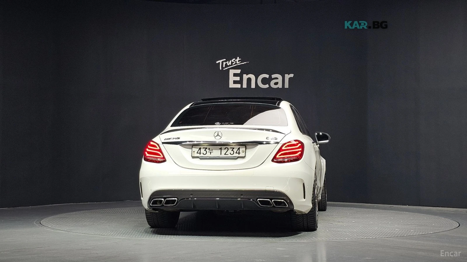 Mercedes-Benz C 63 AMG BURMESTER* 360* КАМЕРА* ХЕДЪП* ПОДГРЕВ* , снимка 4 - Автомобили и джипове - 56130741