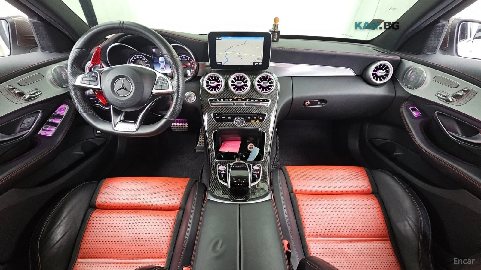 Mercedes-Benz C 63 AMG BURMESTER* 360* КАМЕРА* ХЕДЪП* ПОДГРЕВ* , снимка 5 - Автомобили и джипове - 56130741