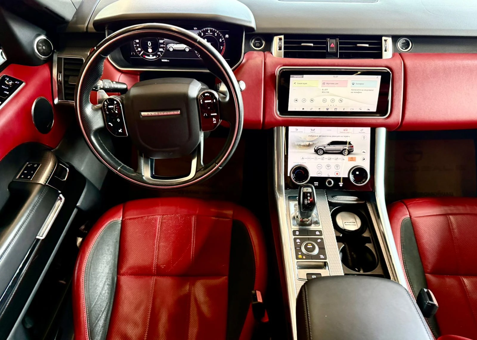 Land Rover Range Rover Sport P525* V8 Supercharged* Панорама * 360 * Лизинг, снимка 9 - Автомобили и джипове - 53877296