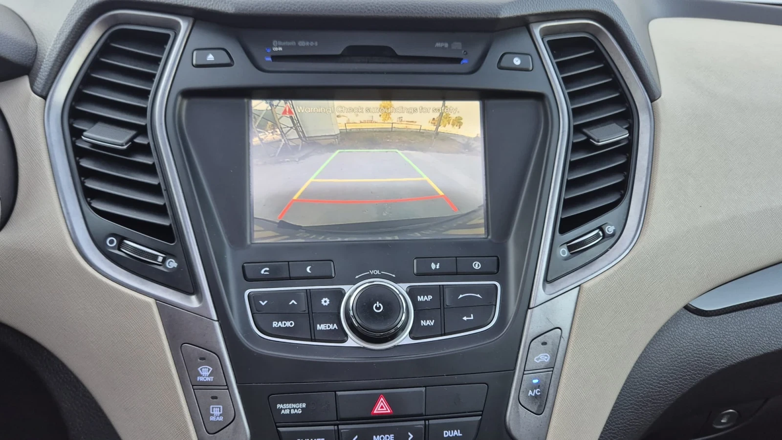 Hyundai Santa fe 2.2CRDI/КОЖА/АВТОМАТИК, снимка 11 - Автомобили и джипове - 55479789