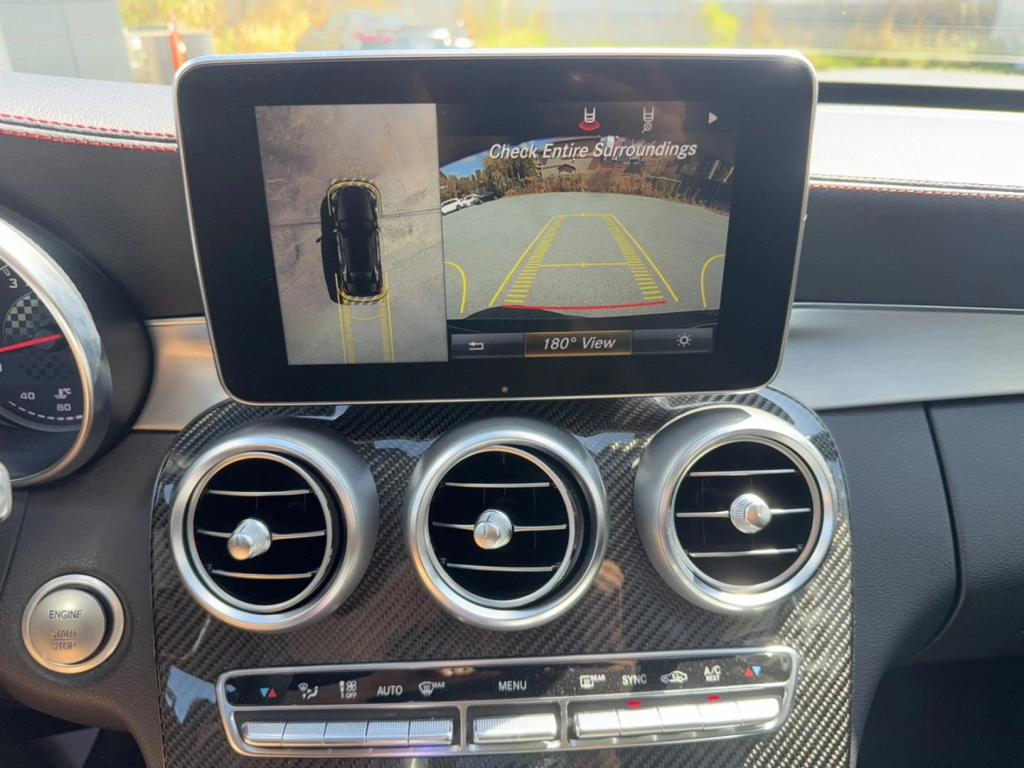 Mercedes-Benz C 43 AMG AMG-Pack* Burmester* 360* CarPlay* Пано* Подгрев, снимка 11 - Автомобили и джипове - 55892706
