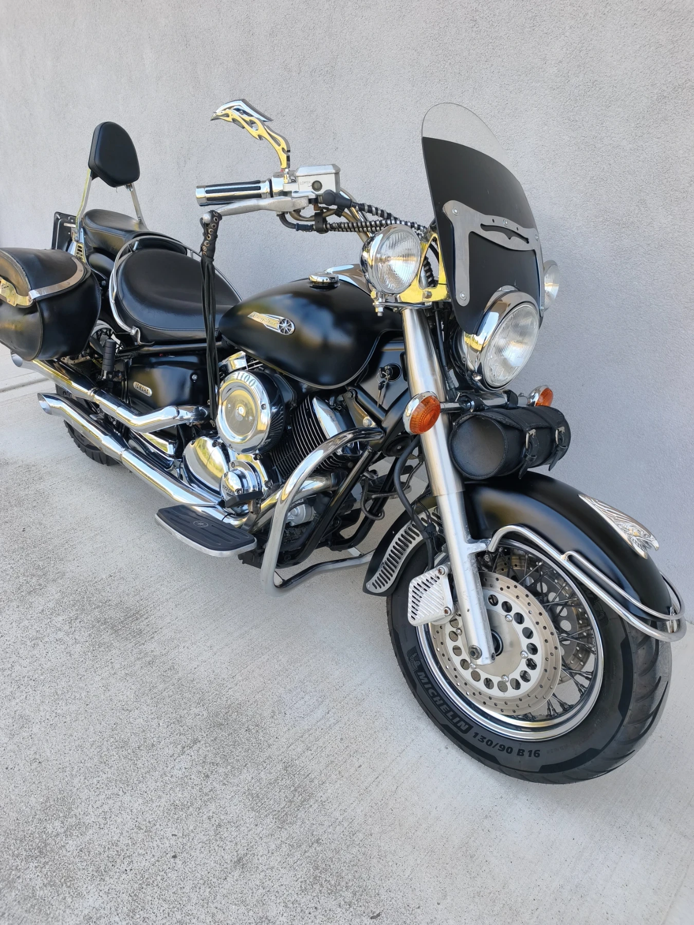 Yamaha Drag Star 1100, 2001 година, ЛИЗИНГ , снимка 12 - Мотоциклети и мототехника - 55545340
