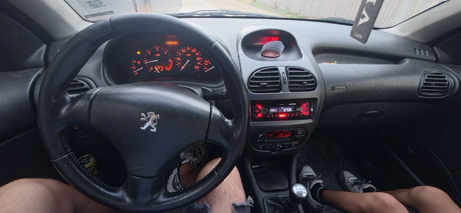 Peugeot 206 2.0 HDI, снимка 6 - Автомобили и джипове - 54901755