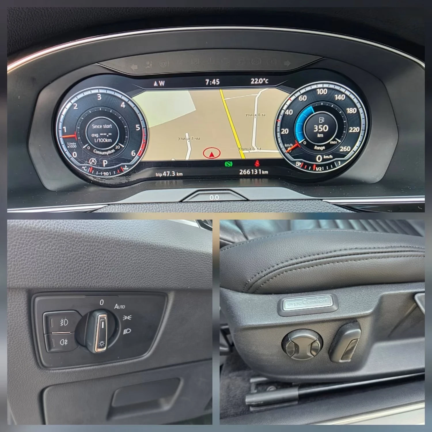 VW Passat 2.0TDI 150K.C. / АВТОМАТ / ДИГИТАЛ / ЛЕД, снимка 13 - Автомобили и джипове - 55713763