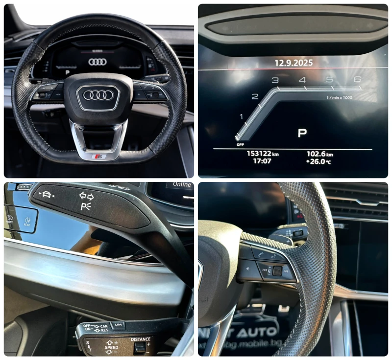 Audi SQ8 4.0TDI V8 435HP MATRIX 360'3D CAM B&O, снимка 13 - Автомобили и джипове - 52940292