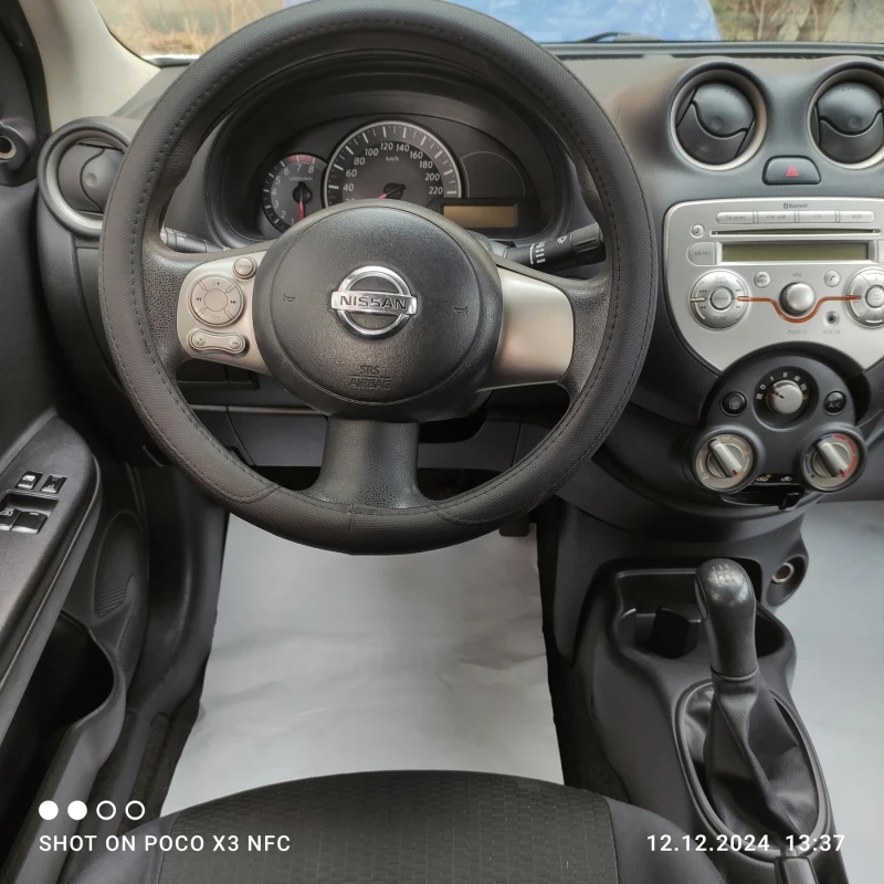 Nissan Micra 1.2  блутут, хендсфри аукс., снимка 10 - Автомобили и джипове - 53047158