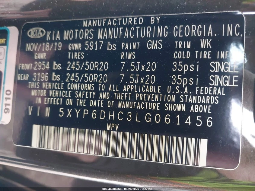 Kia Telluride 3.8l S, снимка 9 - Автомобили и джипове - 54242502