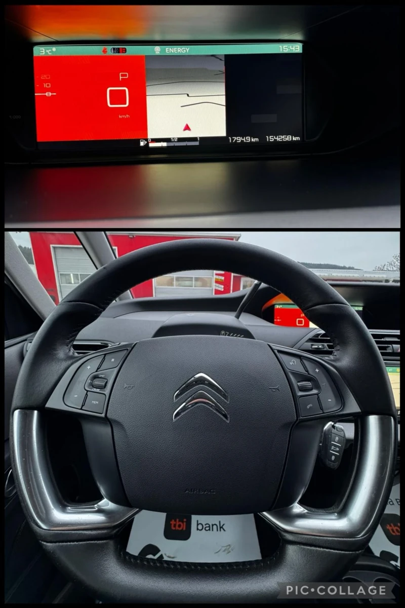 Citroen Grand C4 Picasso SpaceTourer 1.5 HDi, АВТОМАТ, 7 МЕСТА, НАВИГАЦИЯ, снимка 13 - Автомобили и джипове - 53436131