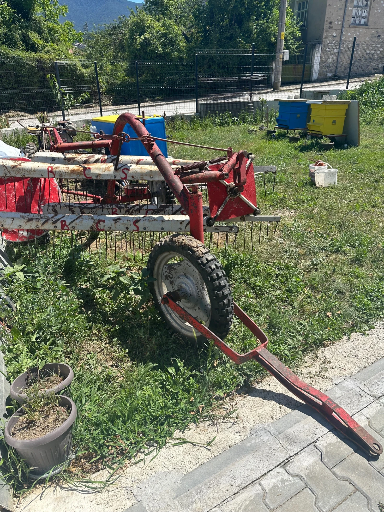 Сламопреса и сеносъбирач Paksan, снимка 2 - Селскостопанска техника - 55528221