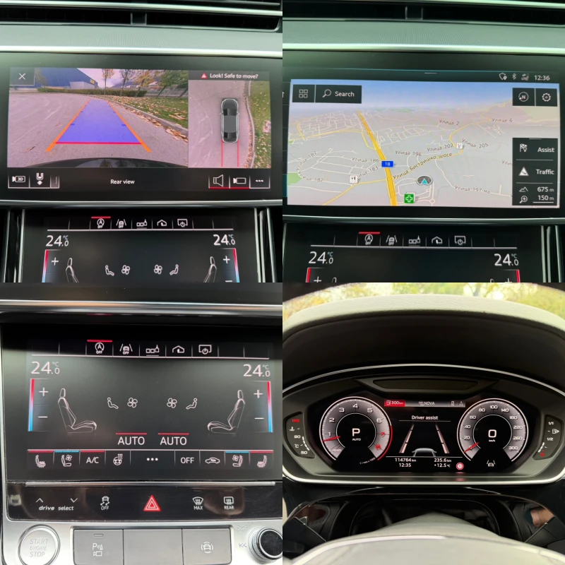 Audi A8 55 TFSI/DISTR/NAVI\BANG & OLUFSEN\TV\360\FULL !!!, снимка 12 - Автомобили и джипове - 52333791