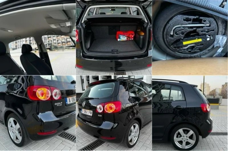 VW Golf Plus 1.6TDI/105КС/2011Г., снимка 17 - Автомобили и джипове - 52850429
