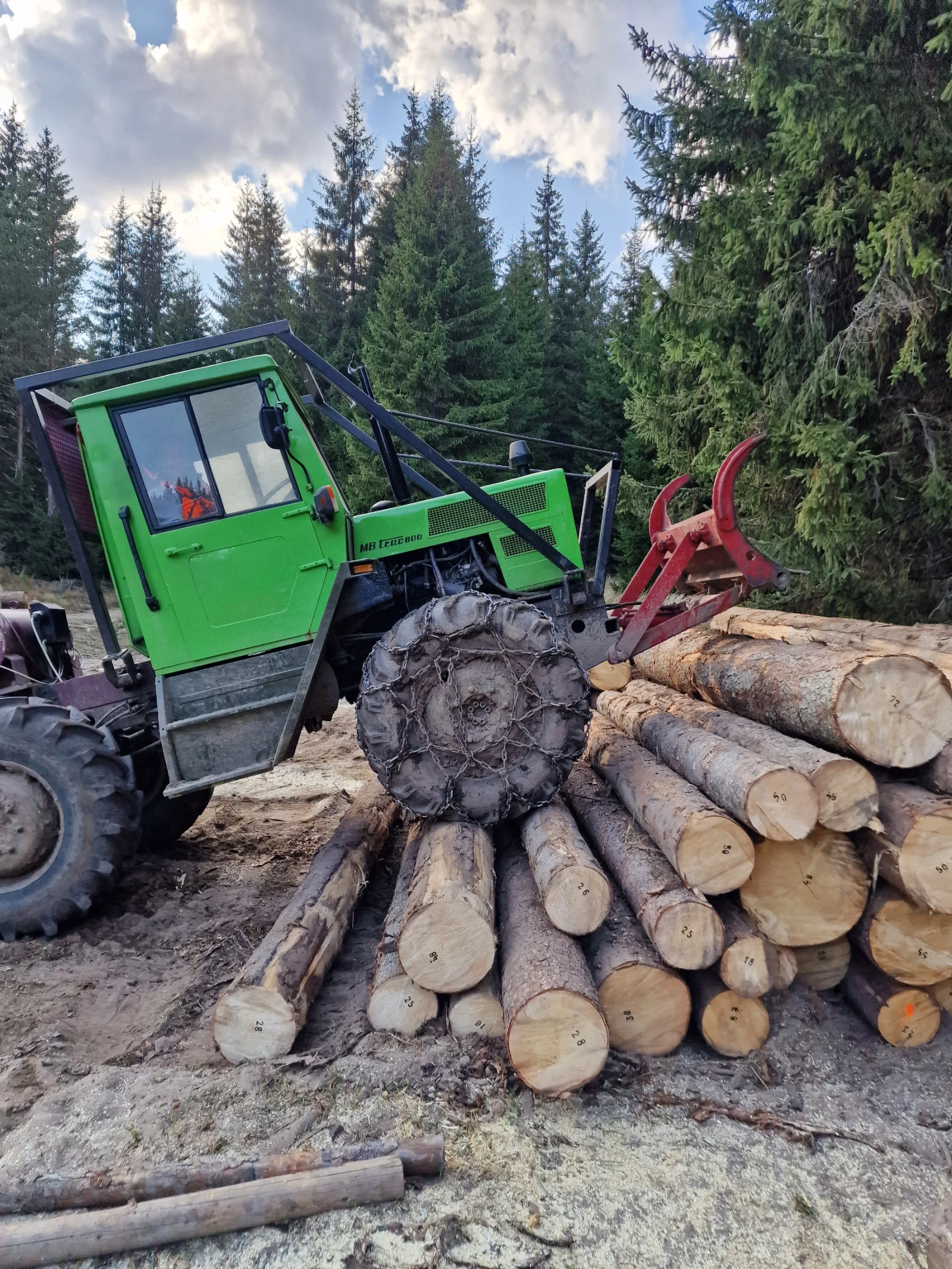 Специализирани машини Машини за дърводобив MERCEDES MB TRAC800 - изображение 6