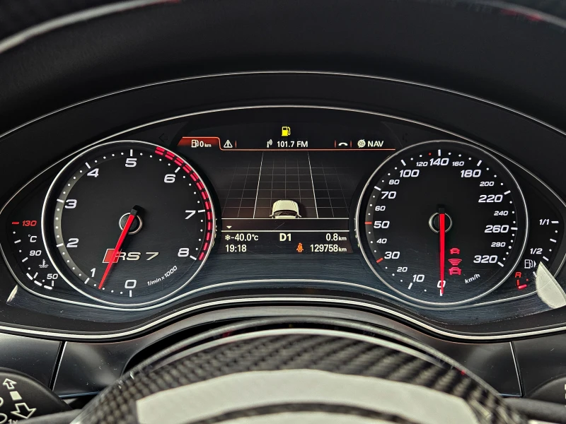 Audi Rs7 ! MTM/CARBON/DISTR/HUD/CAMERA/ПОДГРЕВ/B&O/ПАМЕТ/LI, снимка 9 - Автомобили и джипове - 49659004