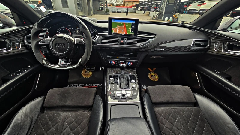 Audi Rs7 ! MTM/CARBON/DISTR/HUD/CAMERA/ПОДГРЕВ/B&O/ПАМЕТ/LI, снимка 8 - Автомобили и джипове - 49659004