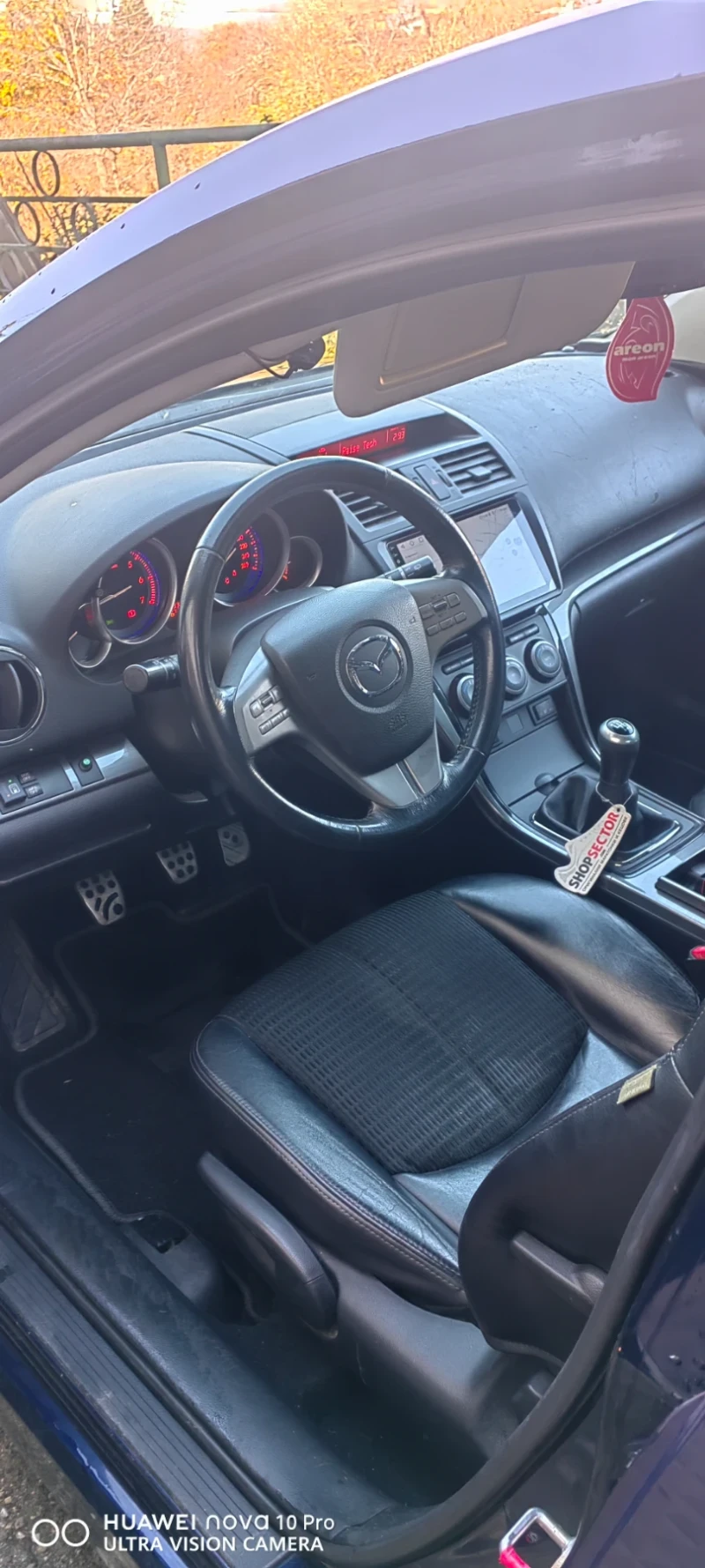 Mazda 6 2.5 GH газ/бензин, снимка 7 - Автомобили и джипове - 52859513