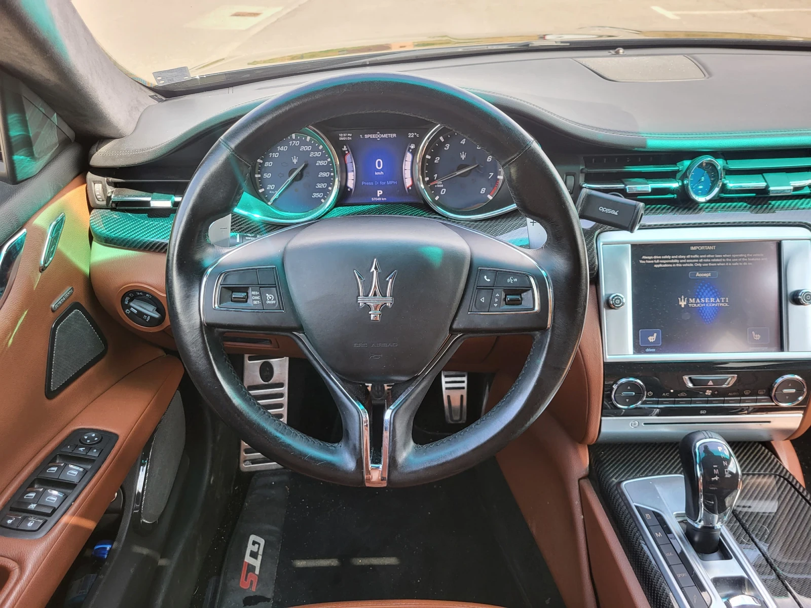 Maserati Quattroporte GTS 3.8 V8 530 KC НОВ ВНОС ВСИЧКИ ЕКСТРИ 57000 КМ | Mobile.bg — изображение 15