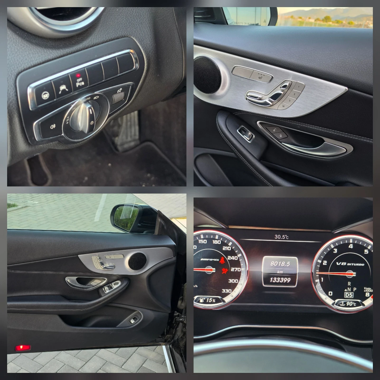 Mercedes-Benz C 300 AMG-PACK/1380000, снимка 17 - Автомобили и джипове - 55494952