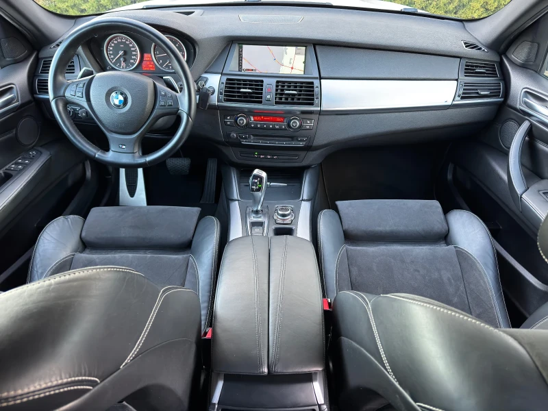 BMW X6 ///M50d-facelift-КАМЕРА-ПОДГРЕВ-HEAD UP-УНИКАЛНА!!, снимка 13 - Автомобили и джипове - 52714024