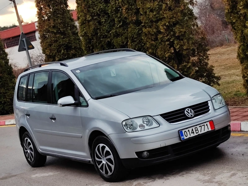 VW Touran 1.9TDI(105)* 6-СКОРОСТИ* НОВ ВНОС* , снимка 8 - Автомобили и джипове - 49337320