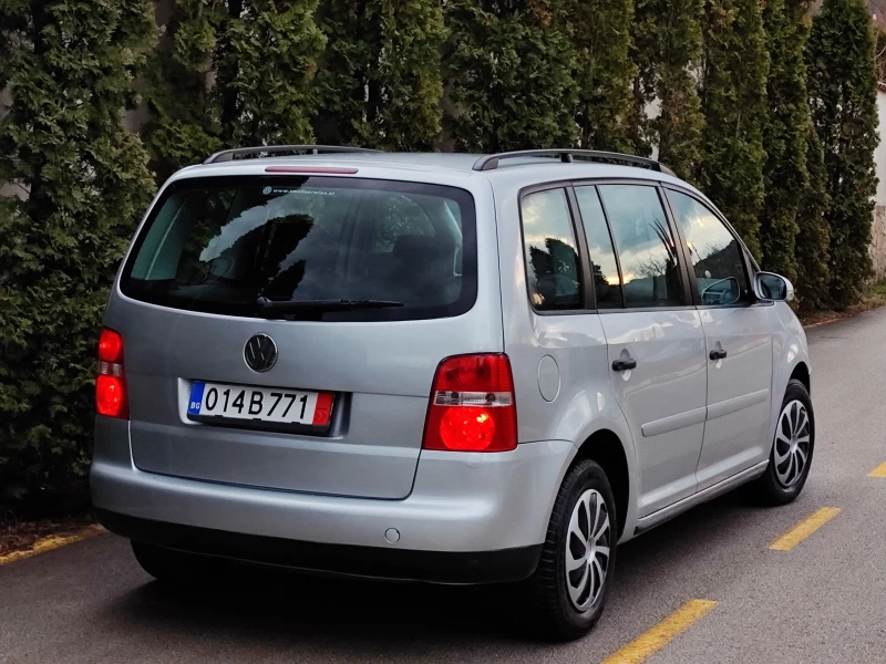 VW Touran 1.9TDI(105)* 6-СКОРОСТИ* НОВ ВНОС* , снимка 6 - Автомобили и джипове - 49337320