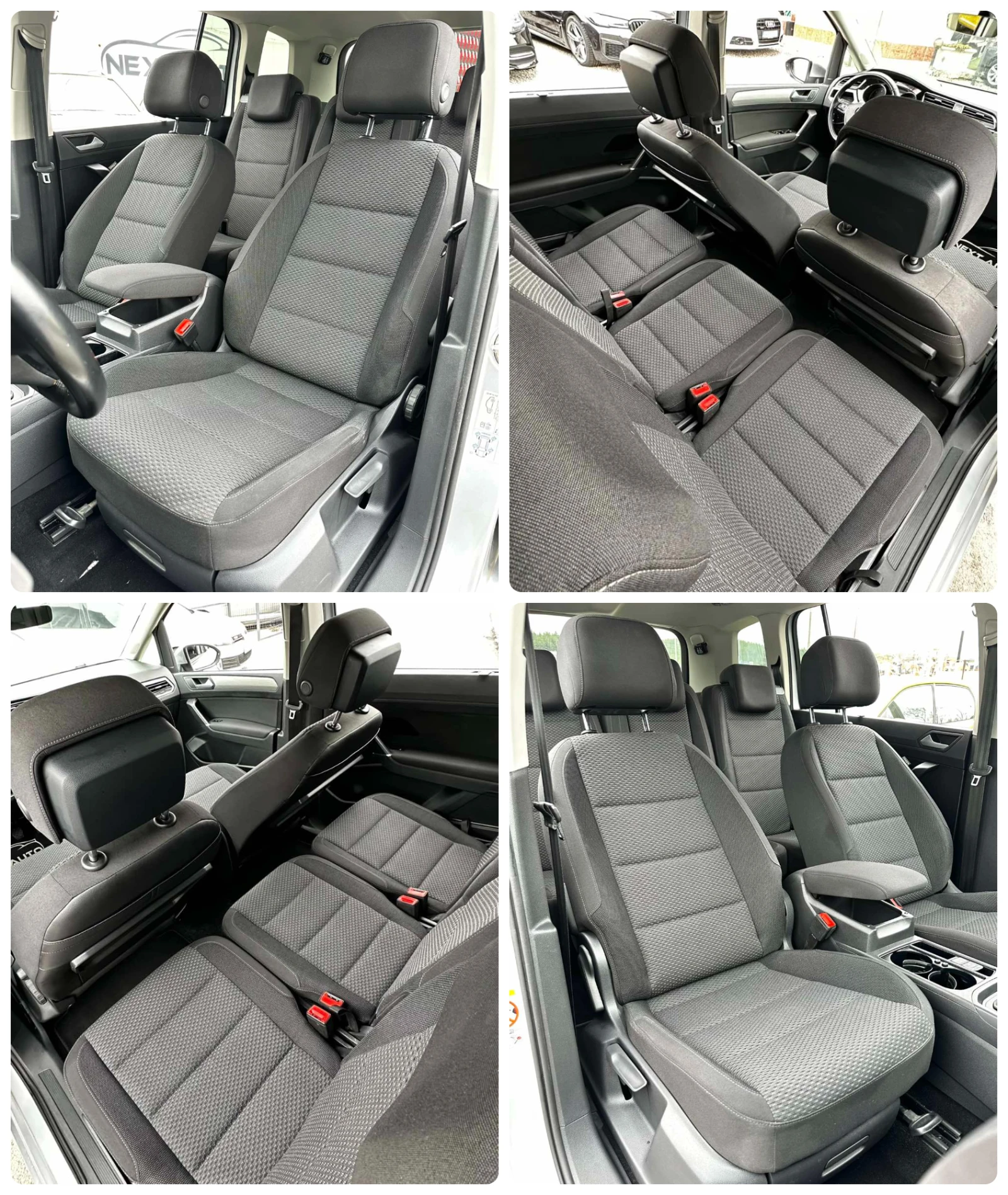 VW Touran 2.0TDI 122HP 6+ 1 CARPLAY CAMERA DISTRONIC, снимка 12 - Автомобили и джипове - 54064767