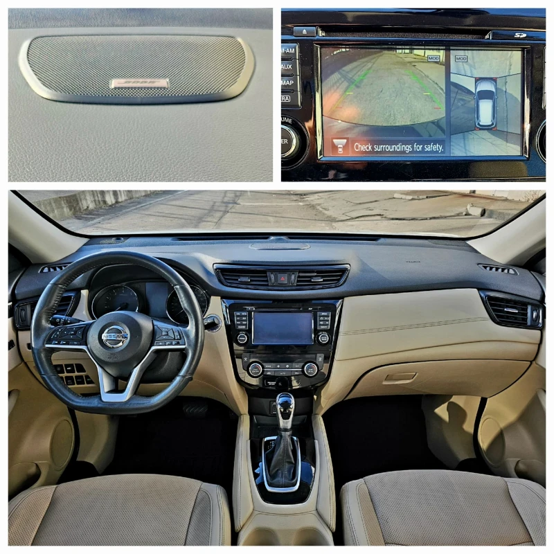 Nissan Rogue SL Platinum Автомат Панорама Кожа KeyLess 360-Каме, снимка 7 - Автомобили и джипове - 48912300