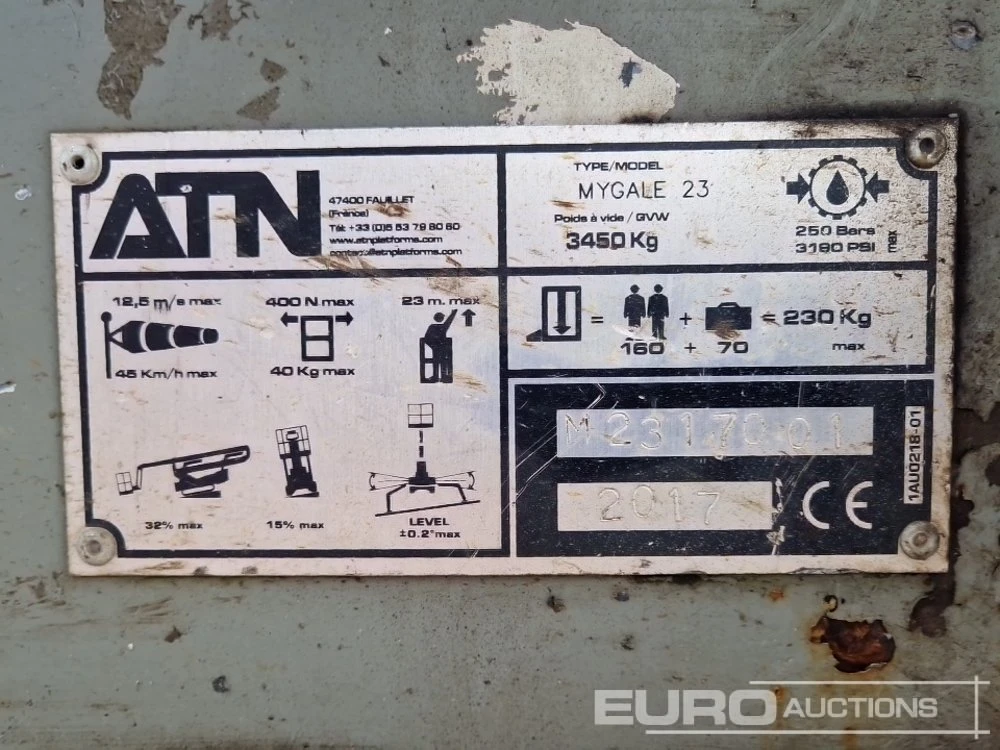 Автовишка Друга марка ATN MYGALE 23 - изображение 4